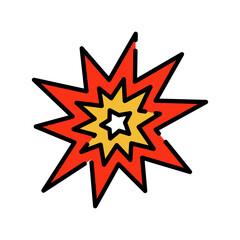 spark color line icon.