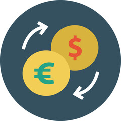 Vector illustration of a gold 3D dollar sign icon and currency symbol representing business finance and banking wealth for market investment