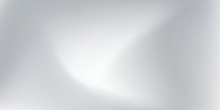 Silver foil background with metal mirror texture. Chrome gradient surface with light gloss simple art
