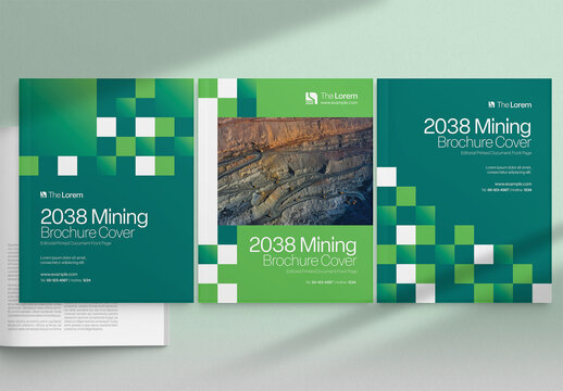 Modern Creative Brochure Cover Template for Annual Report Company Profile Document Front Page Layout