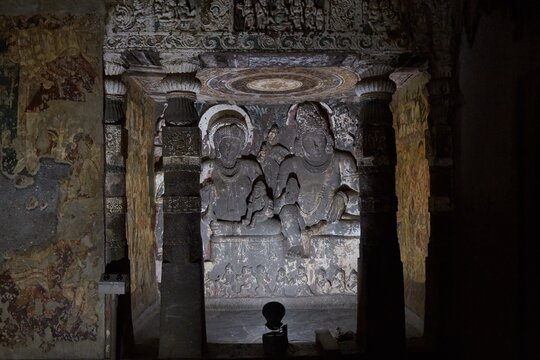 Maharashtra's ancient Buddhist Ajanta Caves