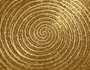 Fototapeta premium Gold Glitter shiny swirl