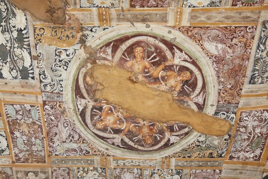 Cave 17 of Maharashtra's ancient Buddhist Ajanta Caves
