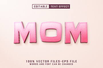 Mother's Day Editable Text Effect