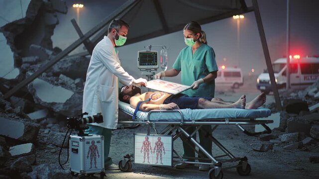 Relief personnel respond rapidly to crises, Emergency responders work tirelessly during catastrophic events, Vital response teams coordinate urgent rescue efforts amidst widespread disaster chaos