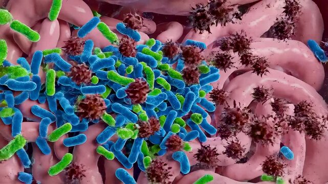 Gut Microbiome Probiotics Thriving in Human Intestine as Beneficial Bacteria Protect Digestion and Immune Health