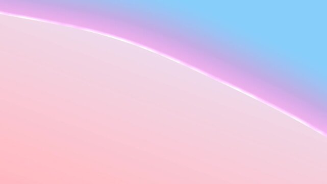 Soft Pastel Pink Blue Abstract Wave Motion Graphic Loop