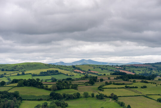 landscape of the Becon Beacons, Wales