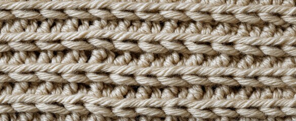 Fototapeta premium Close-up of natural textured woven rope pattern for interior design concepts