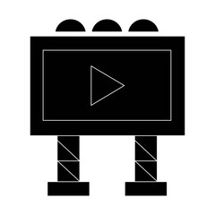 Modern Billboard Icon Set: Advertising, Promotion, Outdoor Marketing, Digital Display, Signboard, Poster, Urban Advertisement, Roadside Billboard, Large Display, Commercial Billboard.