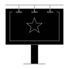 Modern Billboard Icon Set: Advertising, Promotion, Outdoor Marketing, Digital Display, Signboard, Poster, Urban Advertisement, Roadside Billboard, Large Display, Commercial Billboard.