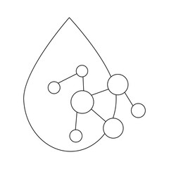 Essential Nutrients Icons Set: Cellulose, Amino Acid, Carbohydrates Macronutrients, Vitamins, Fat Macronutrients, Minerals, Protein Macronutrients with editable stroke.
