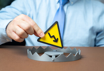 Income decline and the trap. Avoid impulsive mistakes that will make things worse. The debt spiral....