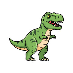 Fototapeta premium Cute T-Rex Dinosaur Cartoon Illustration