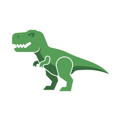 Obraz premium Simple Dinosaur T Rex Vector Icon Illustration