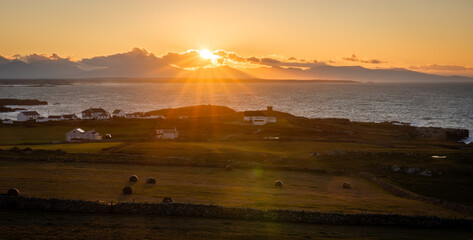 Rhoscolyn Beach and coast land at sunrise isle of Anglesey © Gail Johnson