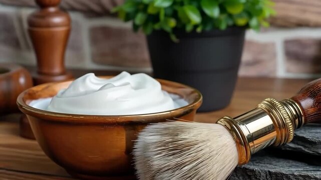 Crafting a traditional wet shave experience with classic tools and lather for a clean finish