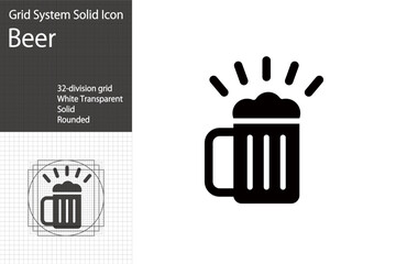 Beer and alcohol icons, izakaya logo