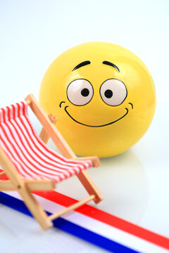 Still life on the theme of holidays in France