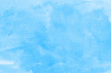 Obraz premium Abstract blue background in watercolor style