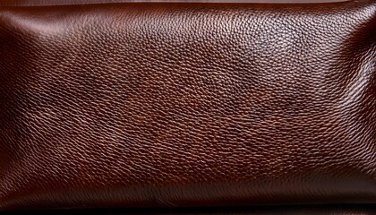 dark chocolate brown leather texture with soft glossy finish for wallets furniture crafts product design backgrounds