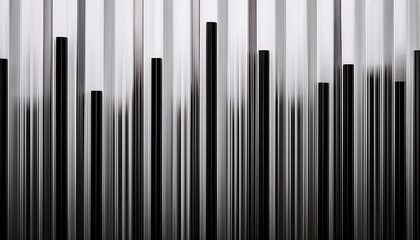 Obraz premium Vertical Black And White Bars
