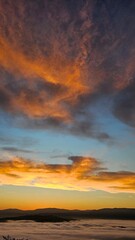 Obraz premium breathtaking view of a colorful springtime sunrise