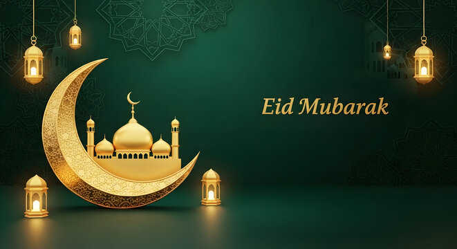 eid mubarak greeting card