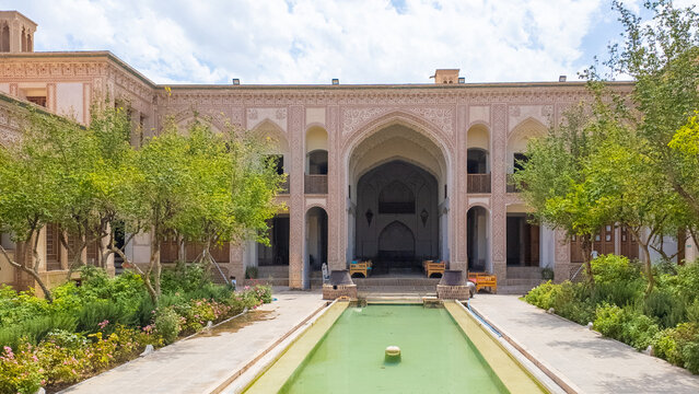 Tabatabaei Natanzi Khaneh Historical House in Kashan, Iran