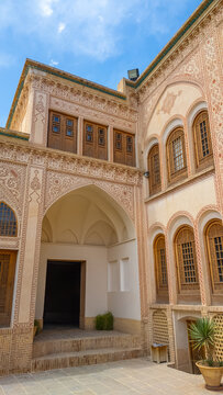 Tabatabaei Natanzi Khaneh Historical House in Kashan, Iran