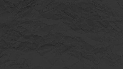 Black clean crumpled paper