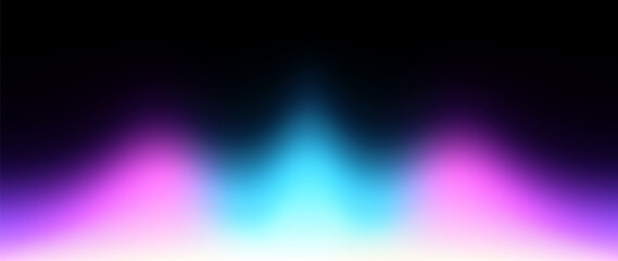 Multicolor wavy gradient background, white blue magenta color blend. Abstract liquid gradient with wave shape. Abstract vibrant background with vivid neon colors, digital wallpaper for screen