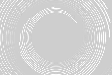 Obraz premium Circle Line Pattern Background. Technology Banner. Vector Illustration