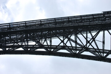 the bridge over the river