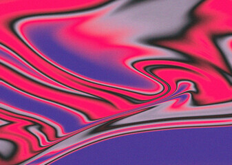 Vibrant magenta and red fluid abstract background.