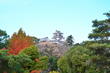 高知城天守の風景　高知県高知市