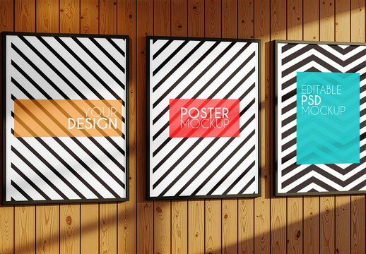 Retro Menu Board Mockup