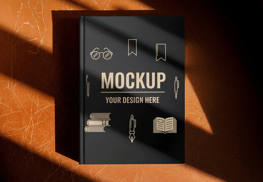 Book Mockup On Armchair