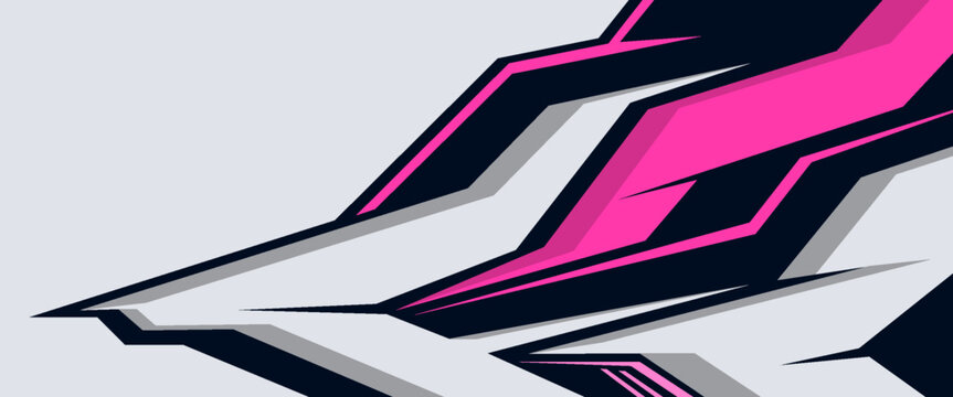 car livery graphic vector. abstract background design for vehicle vinyl wrap and car branding