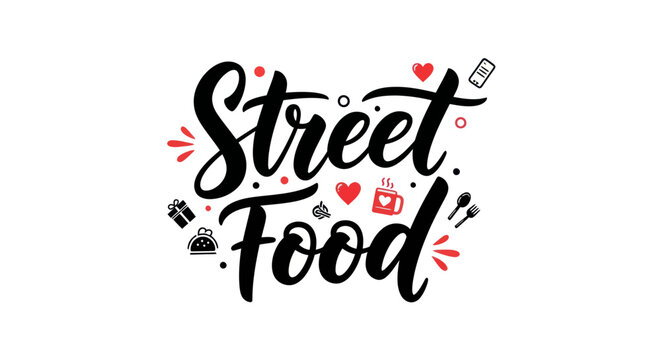 Street food logo design