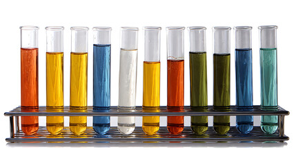 Test Tube Rack White Background