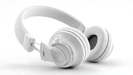 Wireless Headphones Isolated White Background