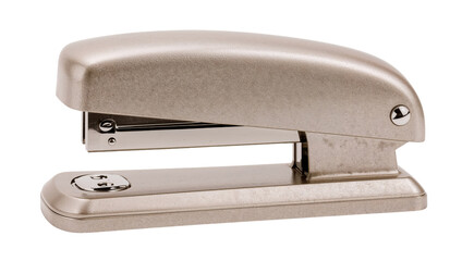 Metal Stapler Rests on a Clean Desk Surface in a Well-Lit Office Space During the Afternoon