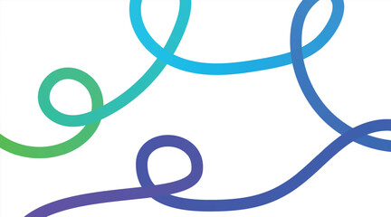 Curve Shape Color Lines,  Abstract Background with Wavy Line and Gradient, Gradient Line art background, Rainbow colorful wave isolated background illustration. 