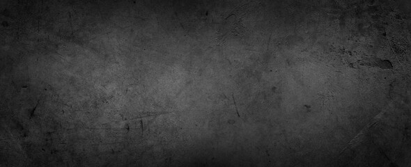 Dark grey textured concrete background
