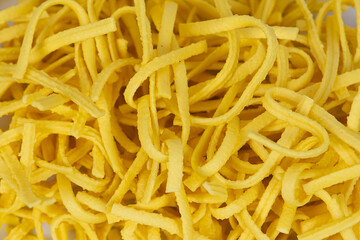 Close-up of egg pasta, healthy food