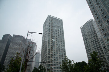 Fototapeta premium Beijing Urban Skyscrapers - Modern Capital City Architecture