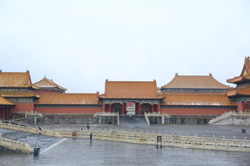 Obraz premium Forbidden City Beijing - Traditional Chinese Imperial Architecture