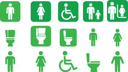 Green for Public Restrooms and Accessibility Facilities