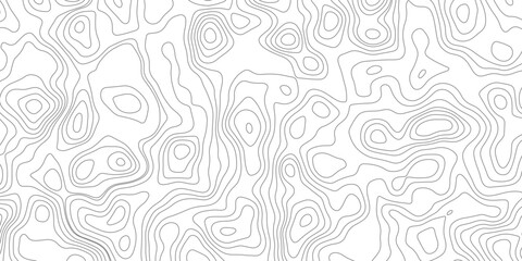Topographic map background geographic line map with seamless ornament design. vector geographic contour map. geographic mountain relief diagram line wave carve pattern. © Khan